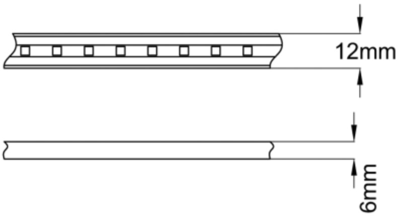 dimensions ruban led 230V